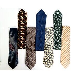 Lot of 7 Neck Ties